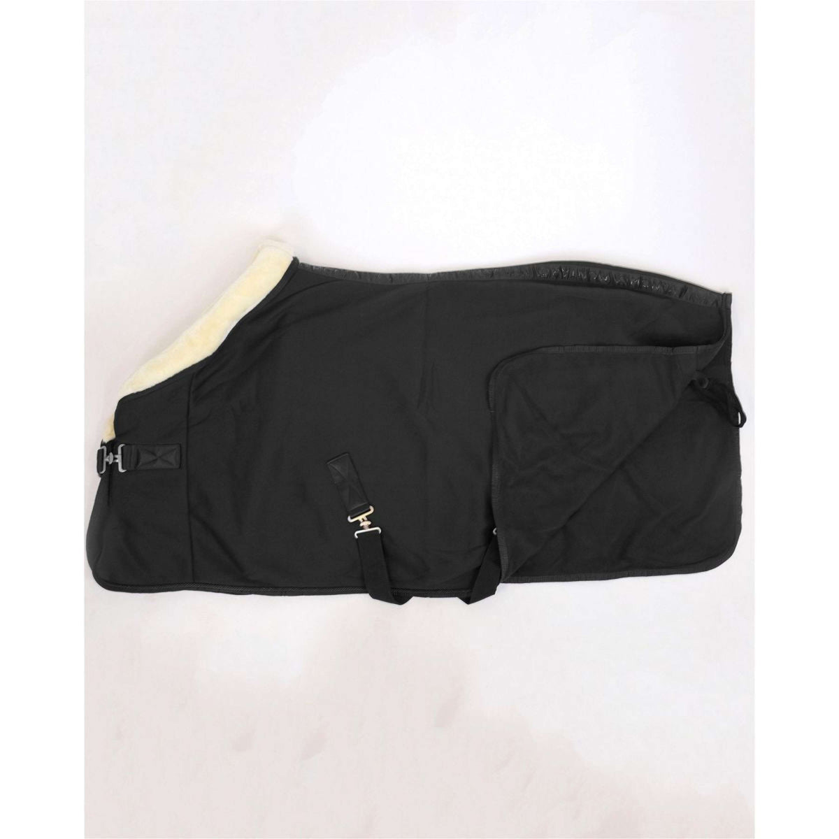 Montar Fleecedecke Softshell Schwarz