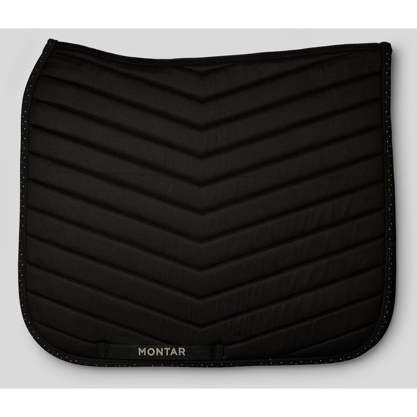 Montar Schabracke Fair Gun Metal Crystals Dressur Schwarz