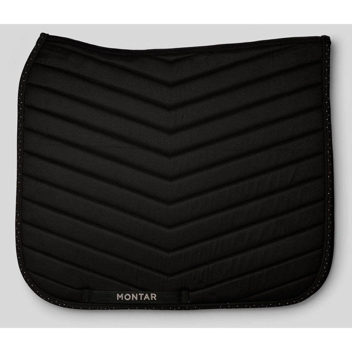 Montar Schabracke Fair Gun Metal Crystals Dressur Schwarz