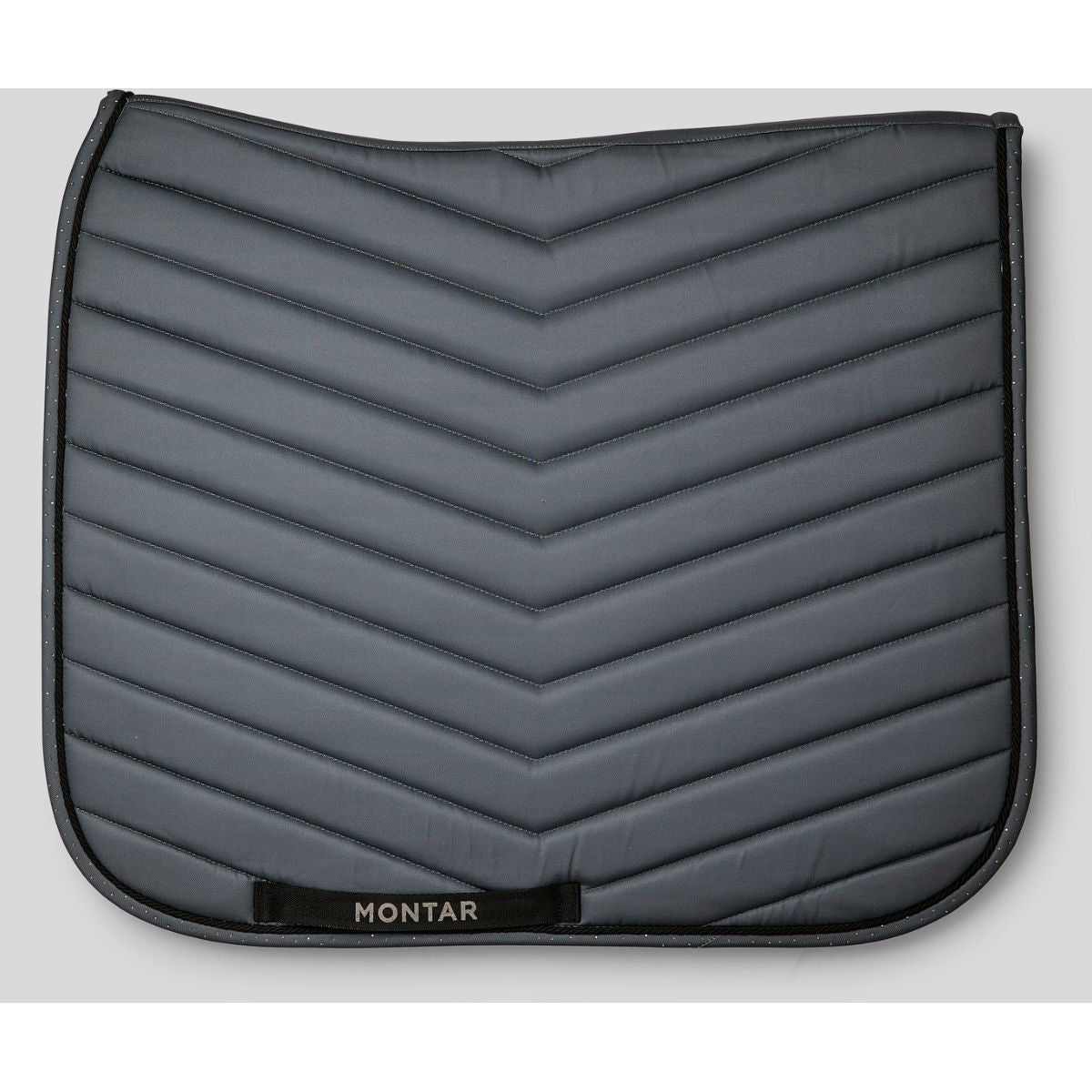 Montar Schabracke Fair Gun Metal Crystals Dressur Grau