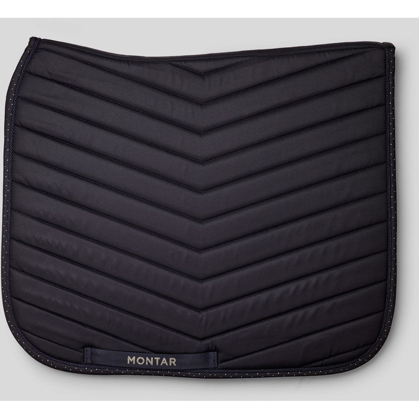 Montar Schabracke Fair Gun Metal Crystals Dressur Navy Montar Schabracke Fair Gun Metal Crystals Dressur Navy