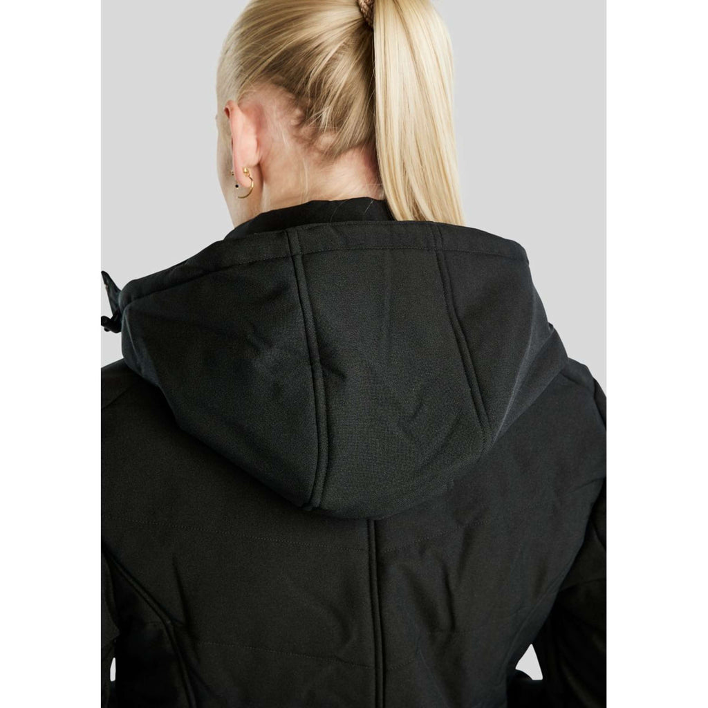 Montar Jacke Dicte Lang Wasserabweisend Schwarz