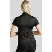 Montar Poloshirt Everly Crystal Logo Schwarz