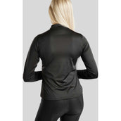 Montar Shirt Everly Crystal Logo Lange Ärmel Schwarz