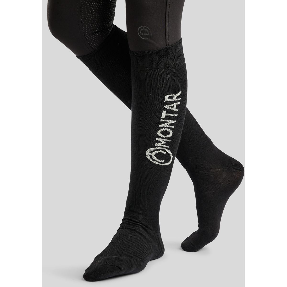Montar Socken mit Logo Schwarz