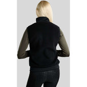 Montar Weste MoEbba Teddy Pile Golden Quartz Schwarz