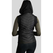 Montar Weste MoEverline Hybrid Detachable Hood Golden Quartz Crystals Schwarz