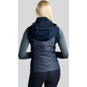 Montar Weste MoEverline Hybrid Detachable Hood Golden Quartz Crystals Navy