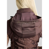 Montar Weste MoEverline Hybrid Detachable Hood Golden Quartz Crystals Black Peony