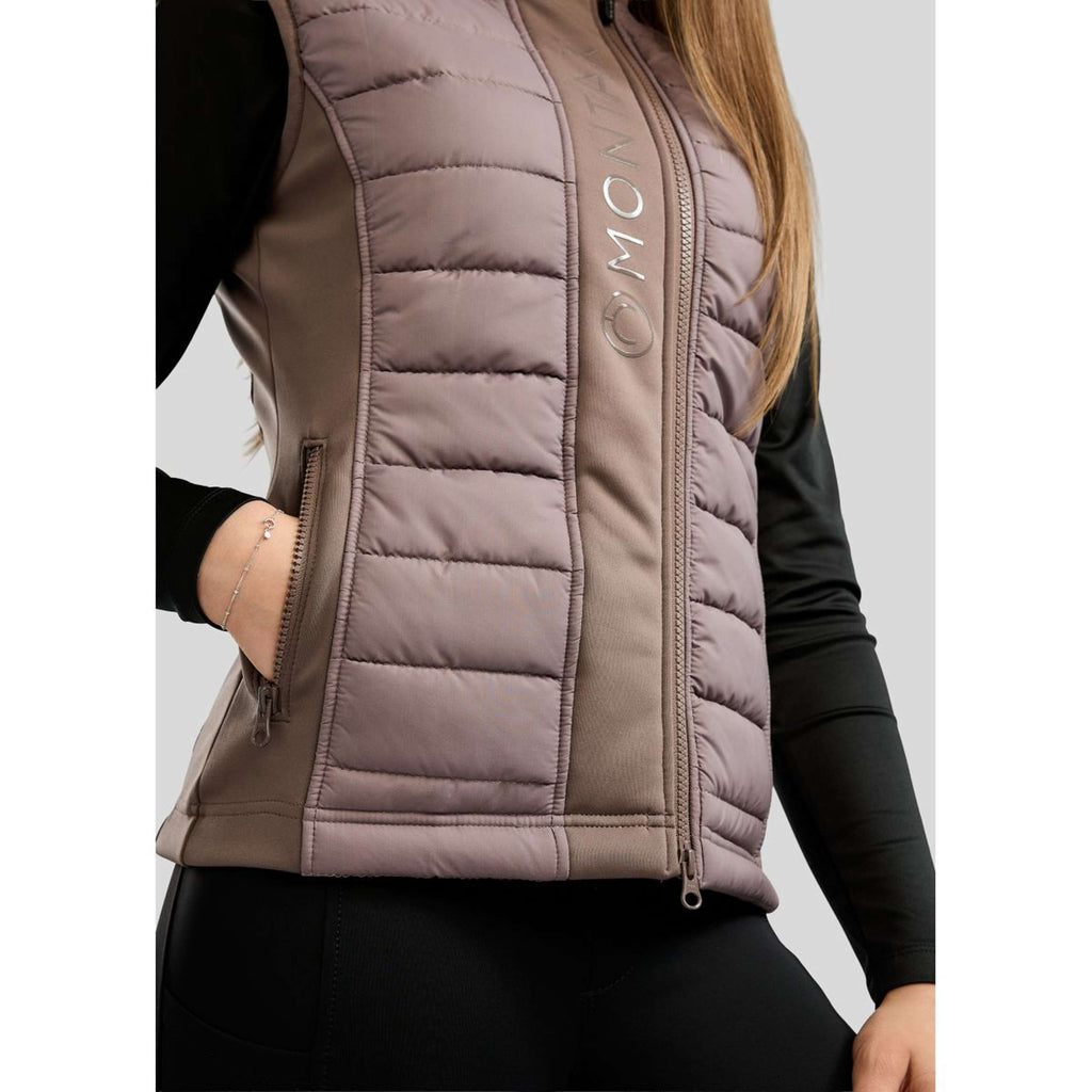 Montar Weste Emma Quilt Kids Nougat Brown