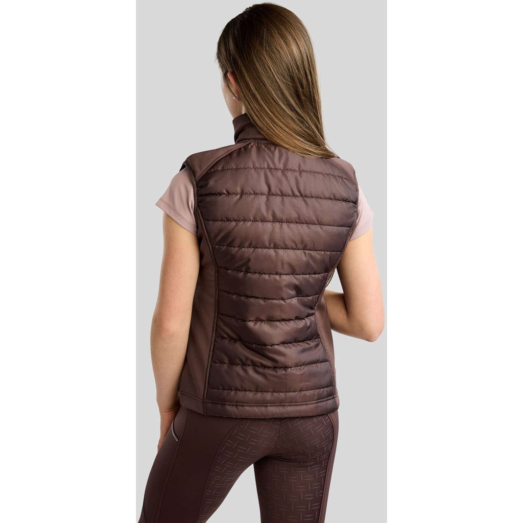 Montar Weste Emma Quilt Kids Black Peony