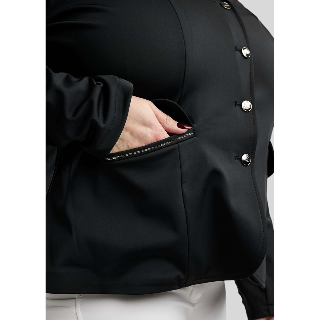 Montar Turnierjacket MoFlair Curve Crystal Schwarz