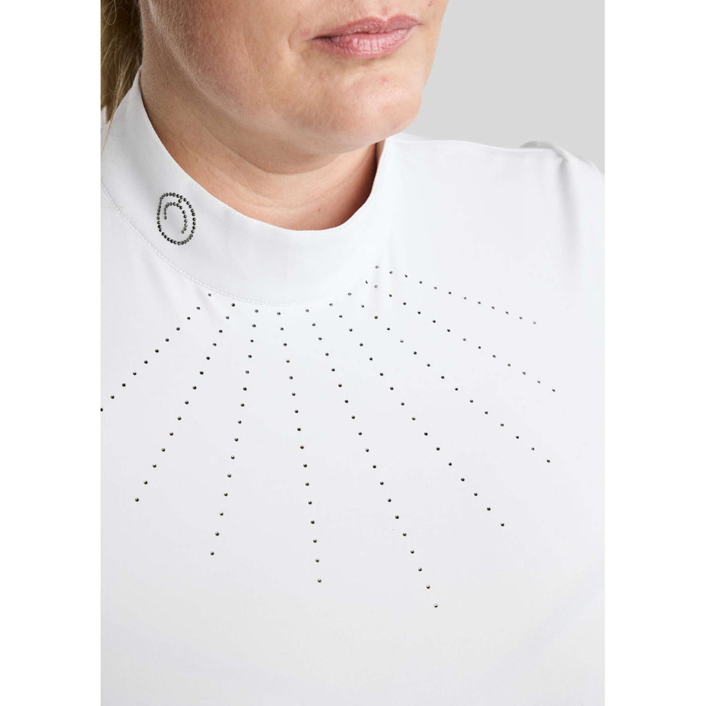 Montar Turniershirt MoFay Curve Weiß