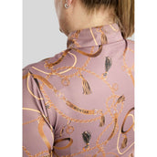 Montar Shirt Haily Bridle Print Curve Lange Ärmel Dusty Rose