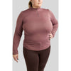 Montar Shirt MoFlair Curve Lange Ärmel Dusty Rose