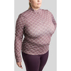 Montar Shirt MoFreya AO Printed Curve Lange Ärmel Dusty Rose