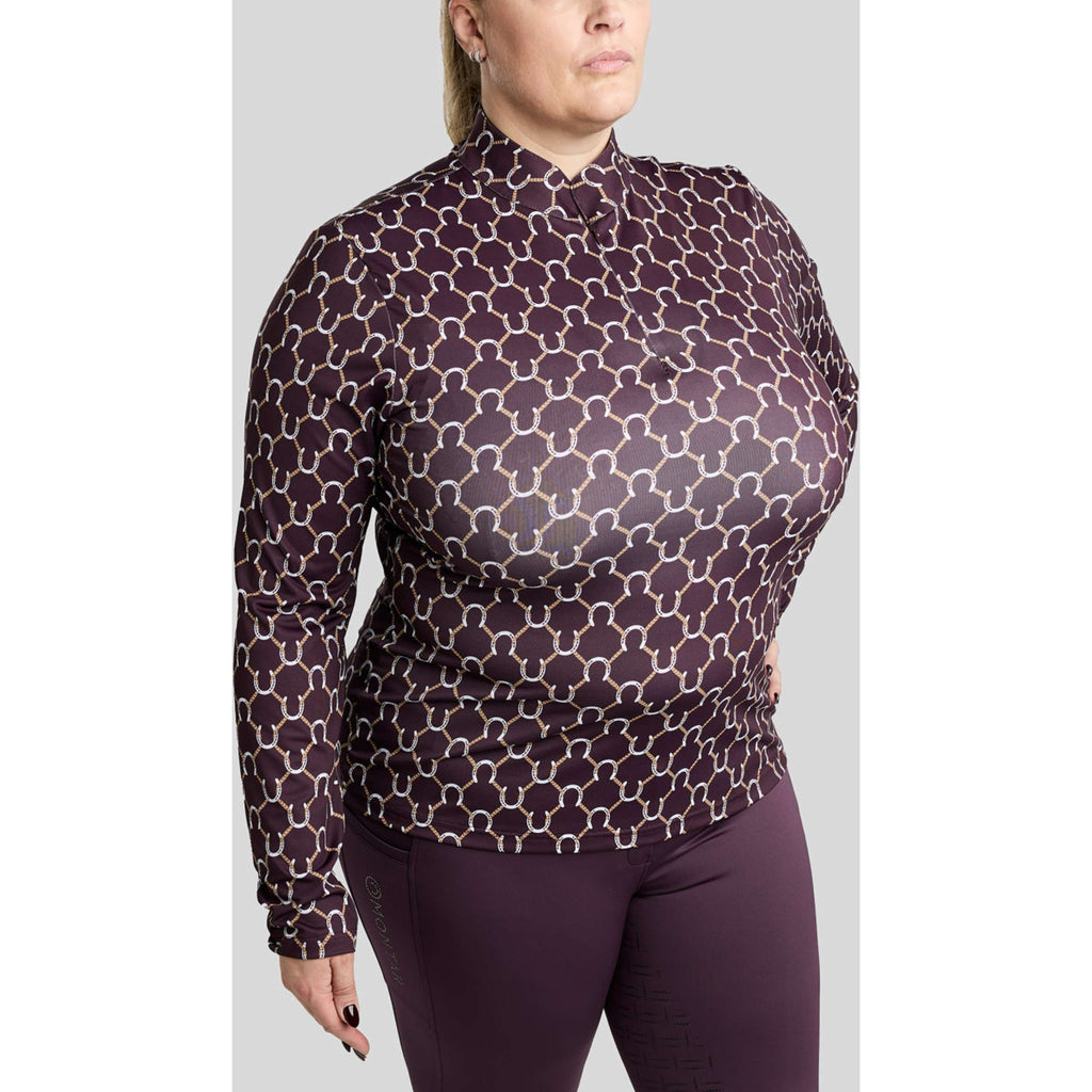 Montar Shirt MoFreya AO Printed Curve Lange Ärmel Fig
