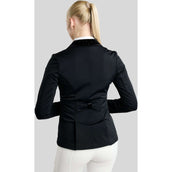 Montar Turnierjacket MoValerie Short Velvet Details Golden Quartz Crystals Schwarz
