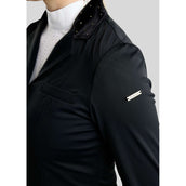 Montar Turnierjacket MoValerie Short Velvet Details Golden Quartz Crystals Schwarz
