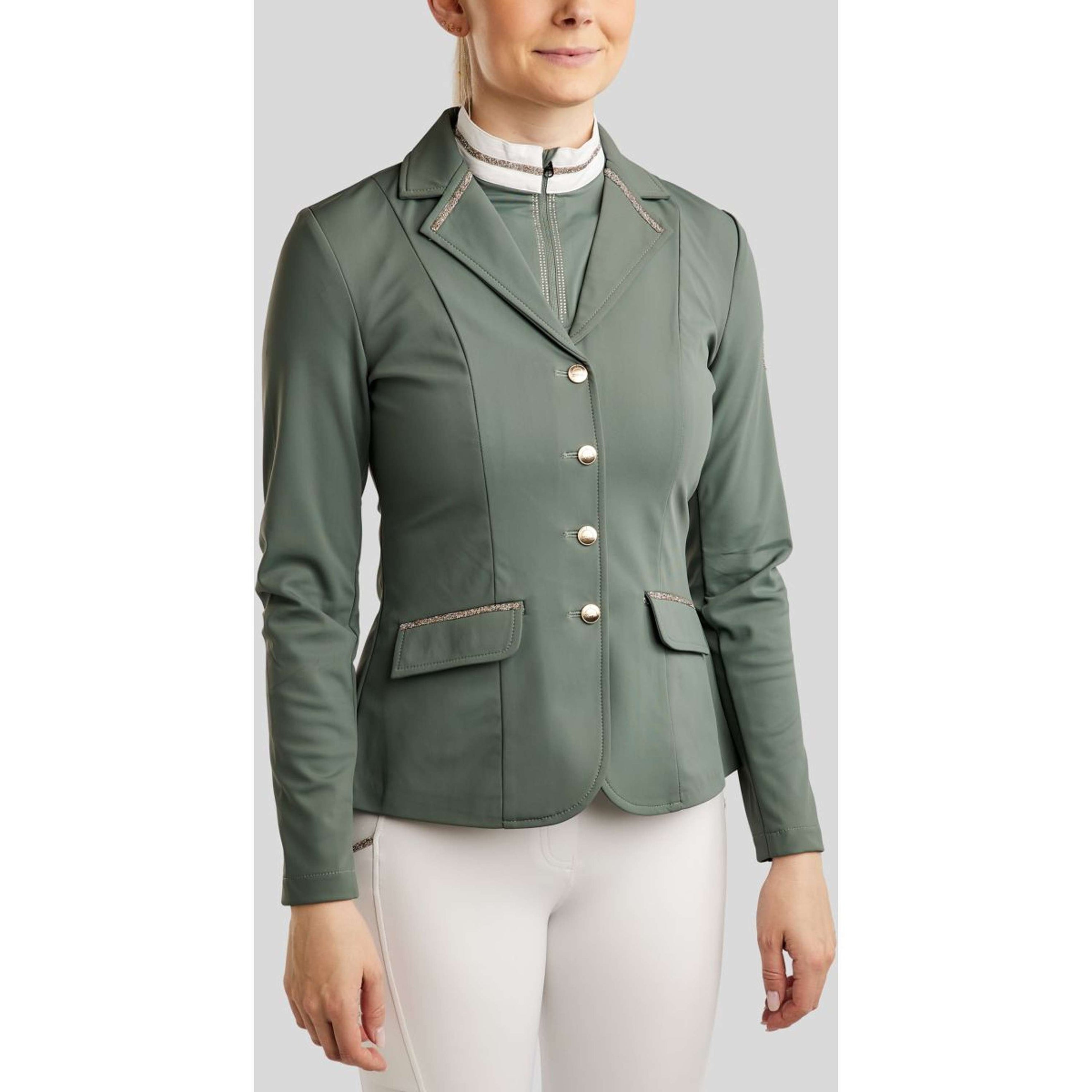 Montar Turnierjacket MoLila Champagne Crystals Jade Montar Turnierjacket MoLila Champagne Crystals Jade