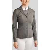 Montar Turnierjacket MoPearl Pintucks Gun Metal Crystals Grau