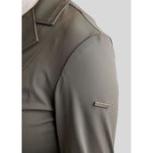 Montar Turnierjacket MoPearl Pintucks Gun Metal Crystals Grau