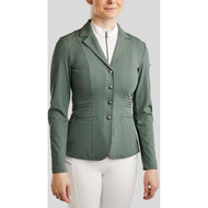 Montar Turnierjacket MoPearl Pintucks Gun Metal Crystals Jade