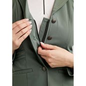 Montar Turnierjacket MoPearl Pintucks Gun Metal Crystals Jade