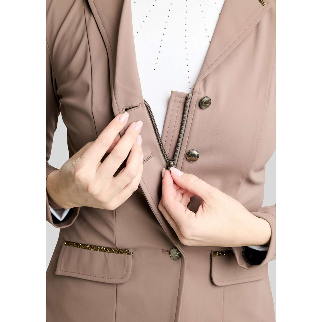 Montar Turnierjacket MoEve Golden Quartz Crystals Nougat Brown