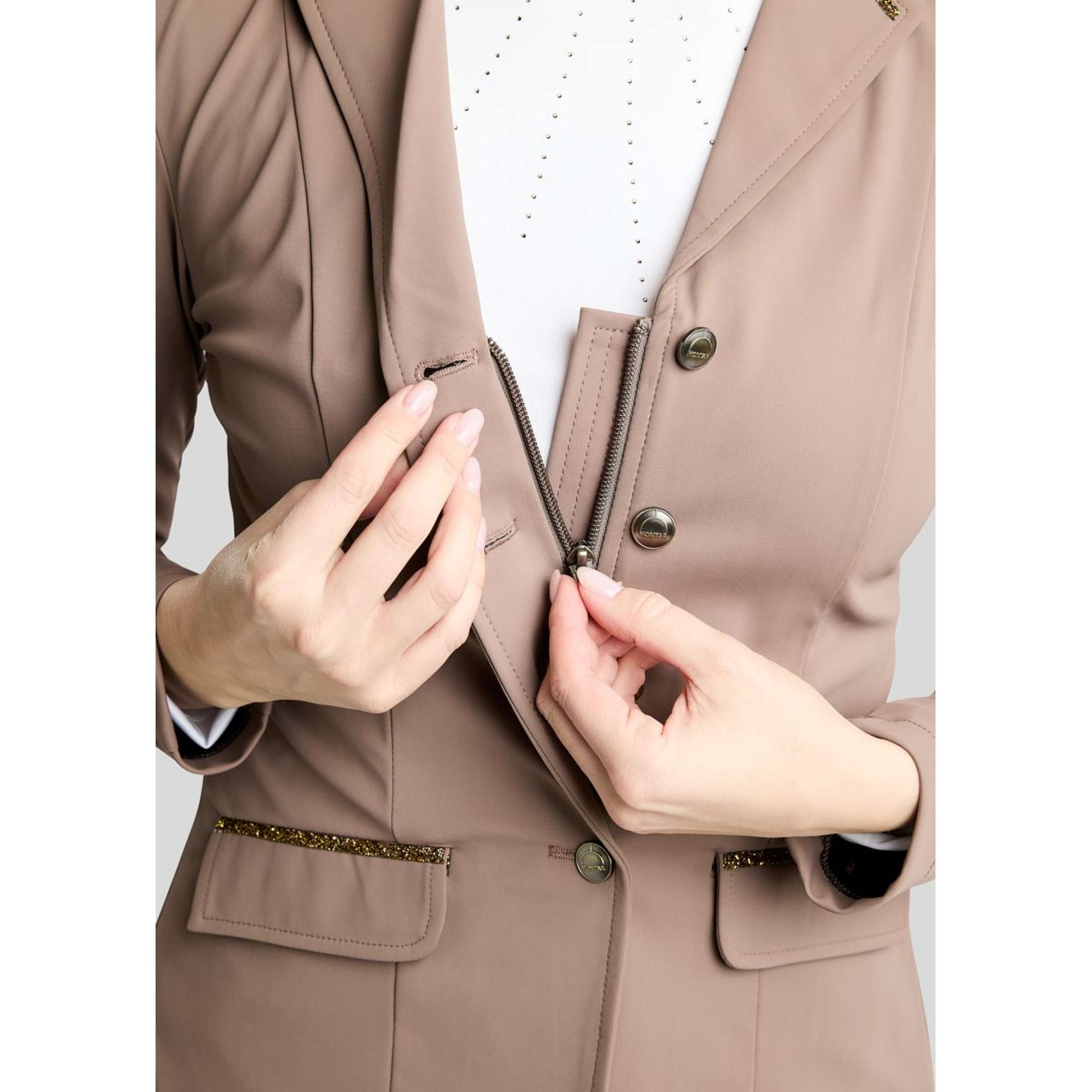 Montar Turnierjacket MoEve Golden Quartz Crystals Nougat Brown