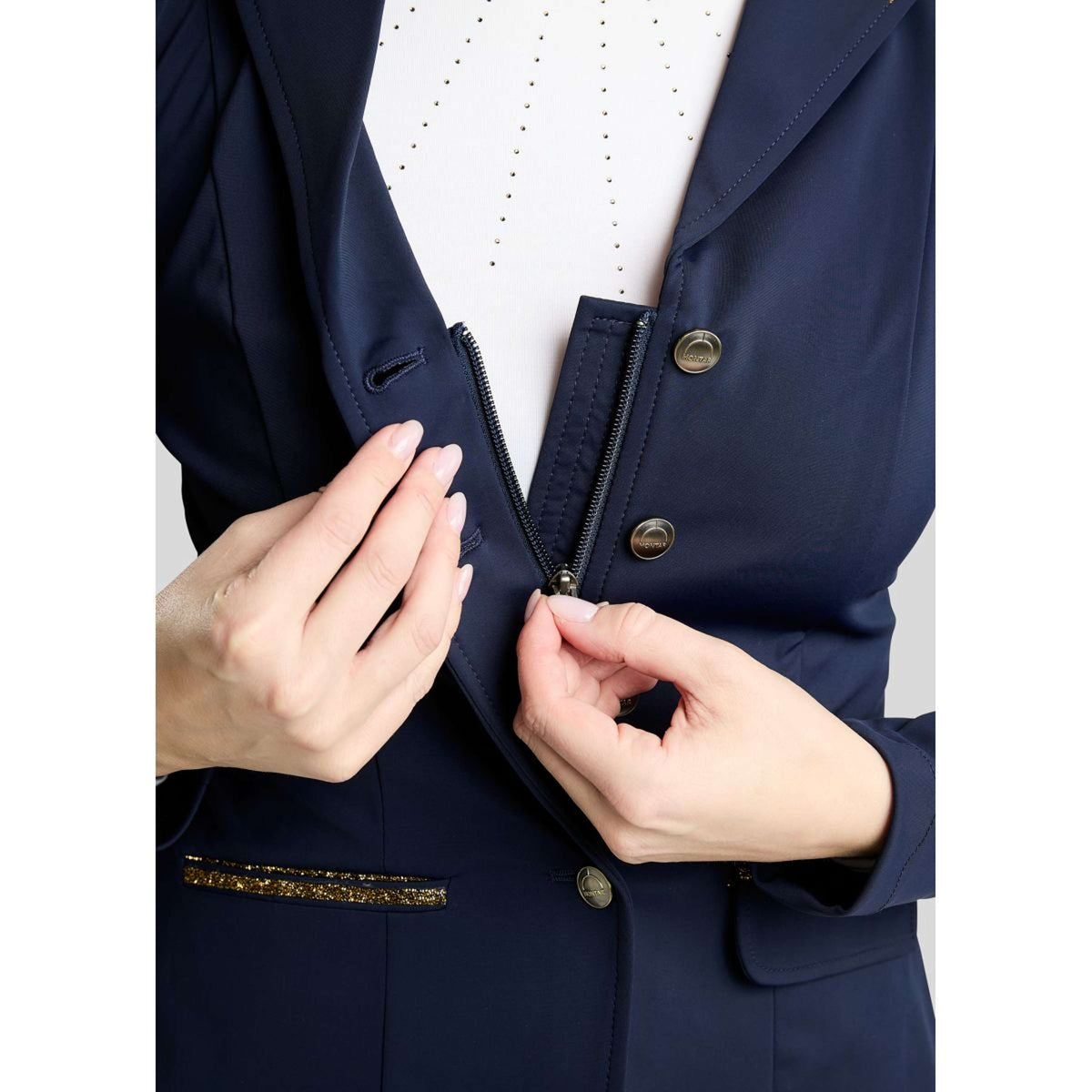 Montar Turnierjacket MoEve Golden Quartz Crystals Navy