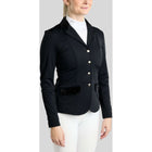 Montar Turnierjacket MoValerie Velvet Details Golden Quartz Crystals Schwarz