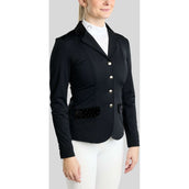 Montar Turnierjacket MoValerie Velvet Details Golden Quartz Crystals Schwarz