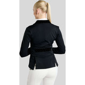 Montar Turnierjacket MoValerie Velvet Details Golden Quartz Crystals Schwarz