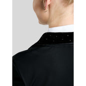 Montar Turnierjacket MoValerie Velvet Details Golden Quartz Crystals Schwarz