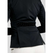 Montar Turnierjacket MoValerie Velvet Details Golden Quartz Crystals Schwarz