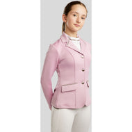 Montar Turnierjacket MoPearl Pintucks Gun Metal Crystals Junior Candy Pink