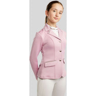 Montar Turnierjacket MoPearl Pintucks Gun Metal Crystals Junior Candy Pink