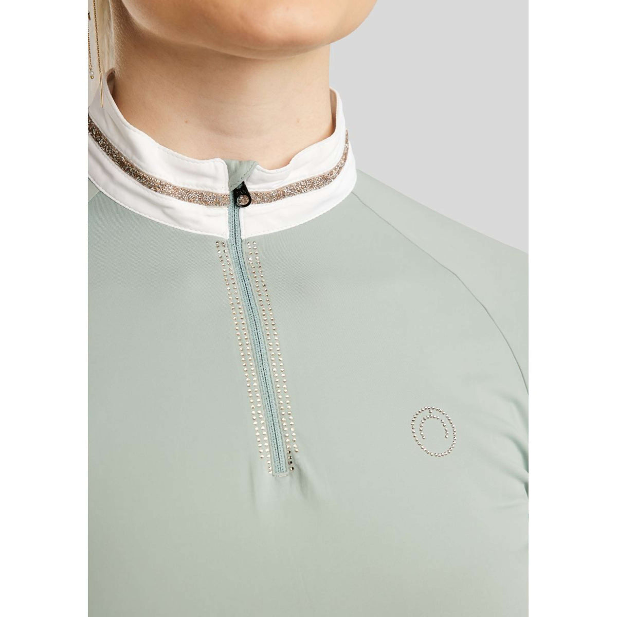 Montar Turniershirt MoLila Champagne Crystals Turin