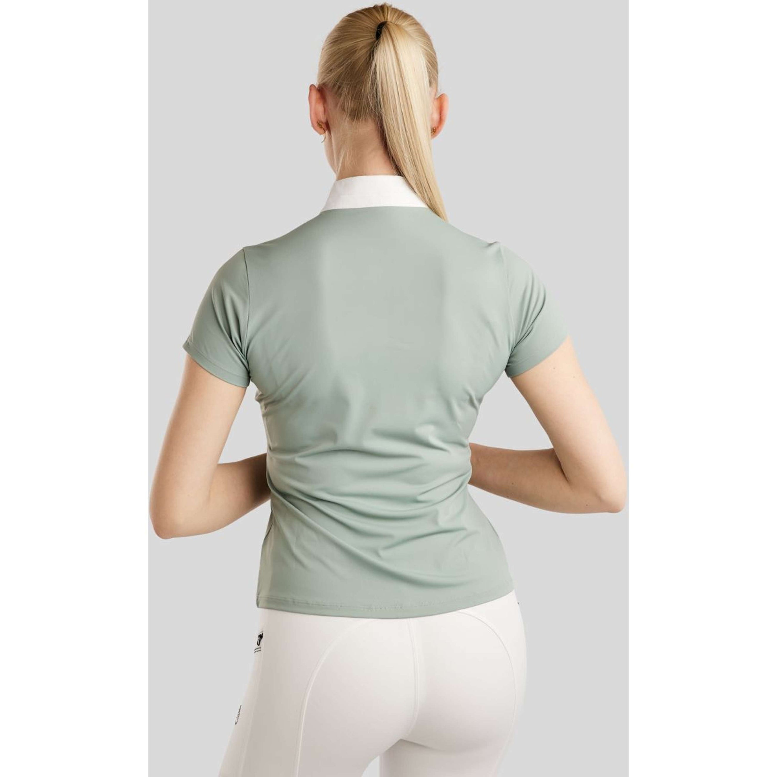 Montar Turniershirt MoPearl Pintucks Gun Metal Crystals Turin Montar Turniershirt MoPearl Pintucks Gun Metal Crystals Turin