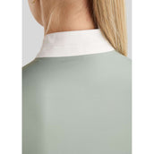 Montar Turniershirt MoPearl Pintucks Gun Metal Crystals Turin