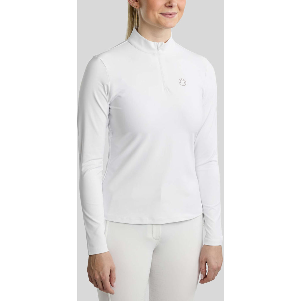 Montar Turniershirt MoFair Lange Ärmel Weiß
