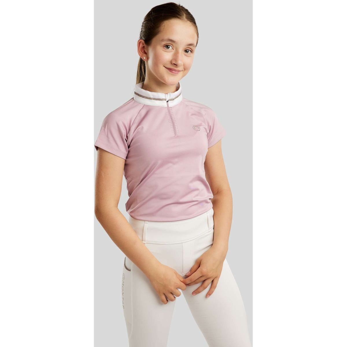 Montar Turniershirt MoLila Champagne Crystals Junior Candy Pink