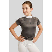 Montar Turniershirt MoLila Champagne Crystals Junior Grau