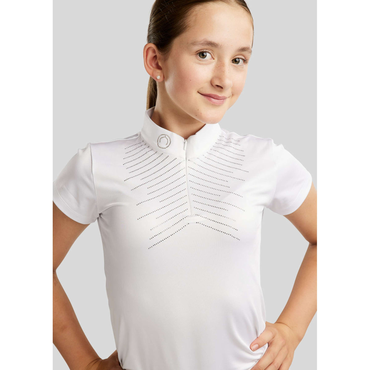 Montar Turniershirt MoSparkle Kids Weiß
