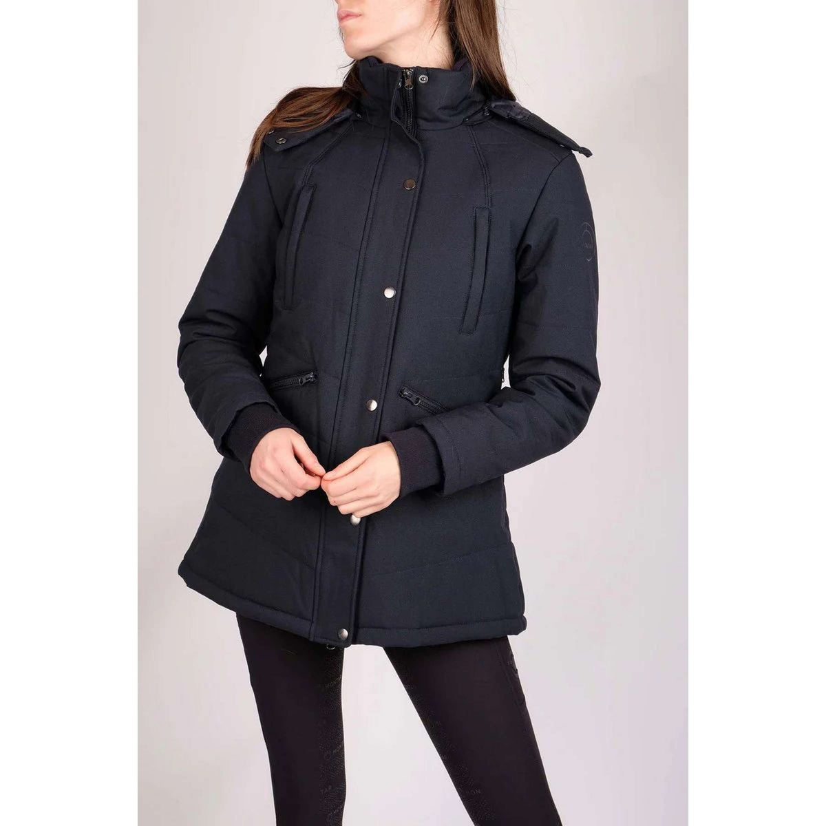 Montar Jacke Dicte Kurz Wasserabweisend Navy