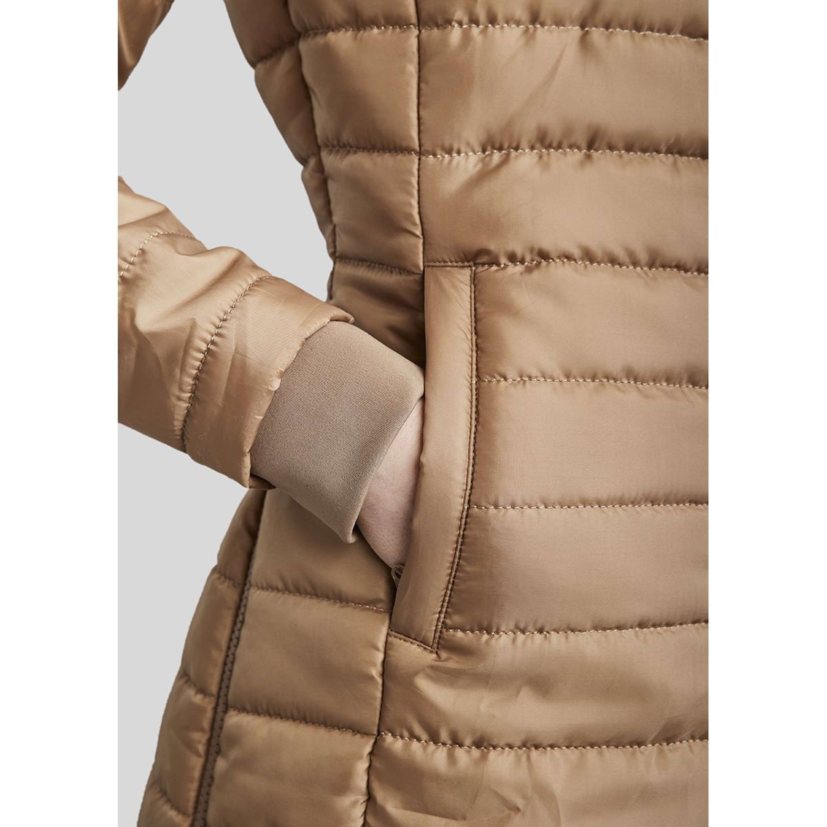 Montar Lange Jacke MoKately Latte