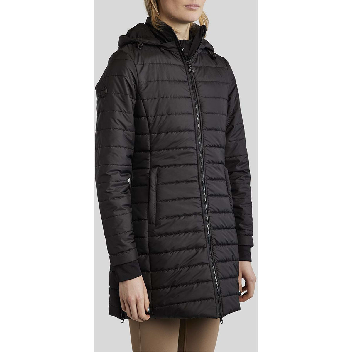 Montar Lange Jacke MoKately Schwarz