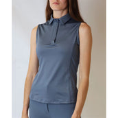 Montar Poloshirt Fiona Ärmellos Dove Blue