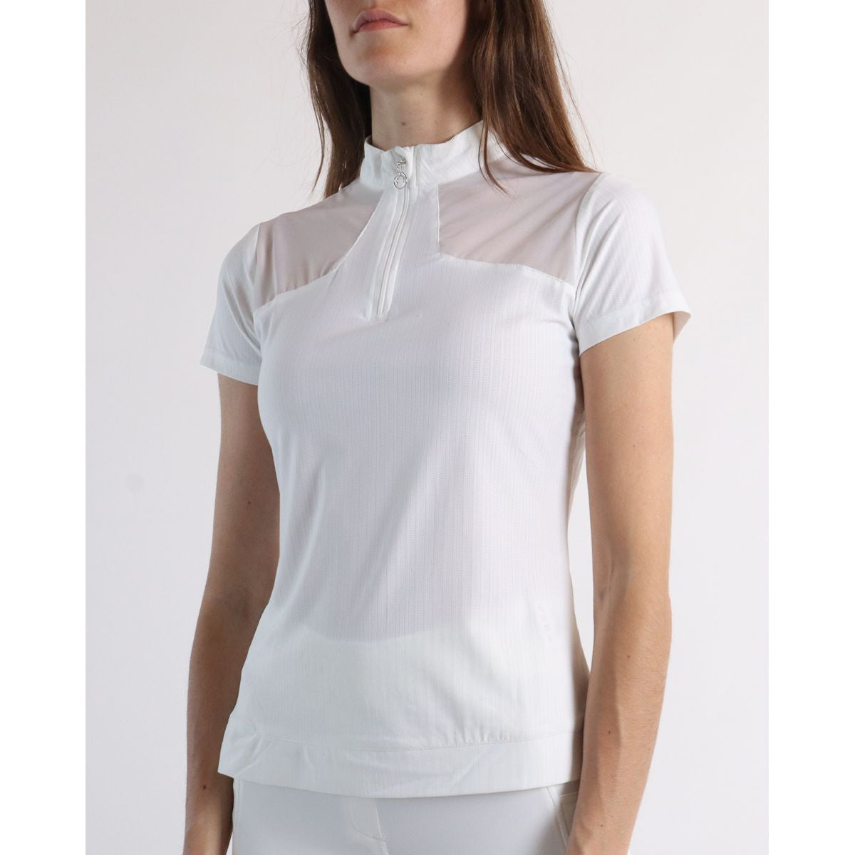 Montar Poloshirt MoMeadow Mesh Weiß